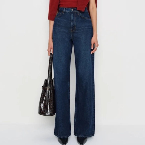 Reformation Cary High Rise Slouchy Wide Leg Jeans
